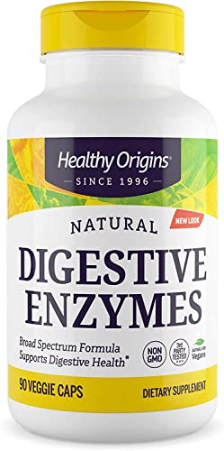 Foto 2 pulgar | Enzimas Digestivas Healthy Origins De Amplio Espectro, 90 Cápsulas - Venta Internacional.