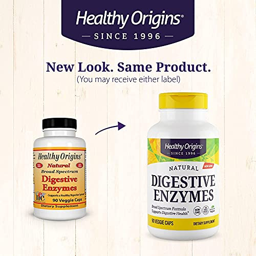 Foto 5 pulgar | Enzimas Digestivas Healthy Origins De Amplio Espectro, 90 Cápsulas - Venta Internacional.