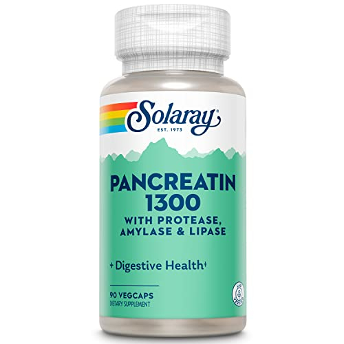 Foto 7 pulgar | Suplemento Solaray Pancreatin 1300 Con 90 Cápsulas Vegetales De Papaya - Venta Internacional.