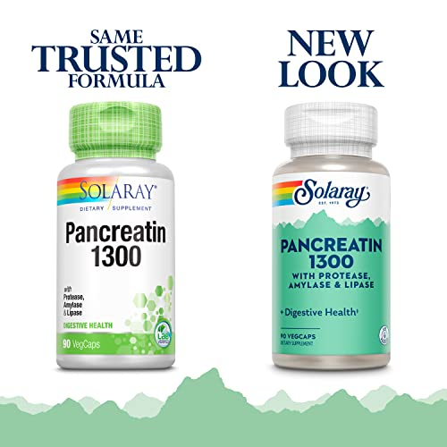 Foto 7 | Suplemento Solaray Pancreatin 1300 Con 90 Cápsulas Vegetales De Papaya - Venta Internacional.