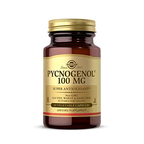 Suplemento Solgar Pycnogenol 100 Mg 30 Cápsulas Vegetales - Venta Internacional.