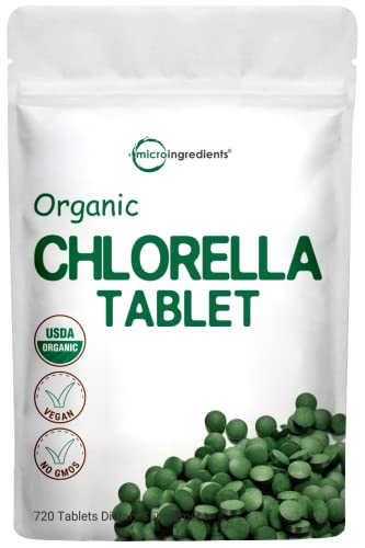 Foto 2 pulgar | Suplemento De Microingredientes: Clorella Orgánica 3000 Mg 720 Ta - Venta Internacional.