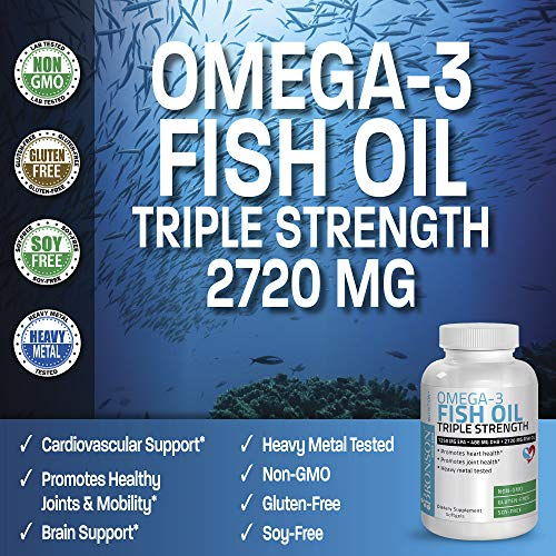 Foto 3 | Aceite De Pescado Bronson Omega 3 Triple Strength 2720 Mg 1900 Mg Epa 1 - Venta Internacional.