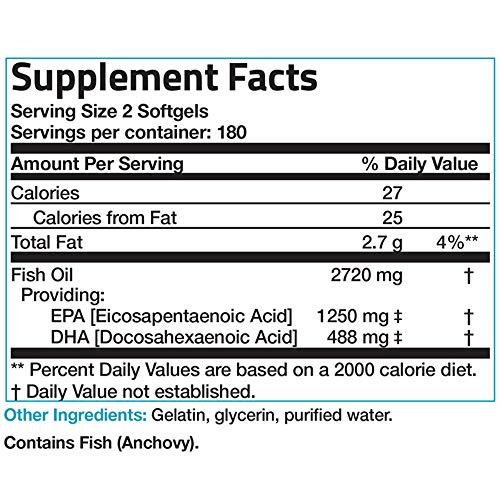 Foto 8 pulgar | Aceite De Pescado Bronson Omega 3 Triple Strength 2720 Mg 1900 Mg Epa 1 - Venta Internacional.
