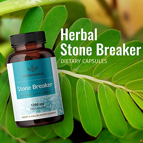 Foto 7 pulgar | Suplemento Herbamama Stone Breaker Chanca Piedra 1200 Mg 100  - Venta Internacional.