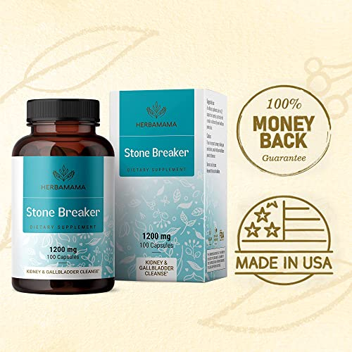 Foto 8 pulgar | Suplemento Herbamama Stone Breaker Chanca Piedra 1200 Mg 100  - Venta Internacional.