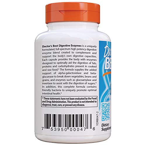 Foto 4 pulgar | Supplement Doctor's Best Digestive Enzymes 90 Cápsulas Vegetarianas - Venta Internacional.