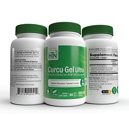 Foto 6 pulgar | Suplemento Health Thru Nutrition Curcu-gel 650 Mg Bcm-95  - Venta Internacional.
