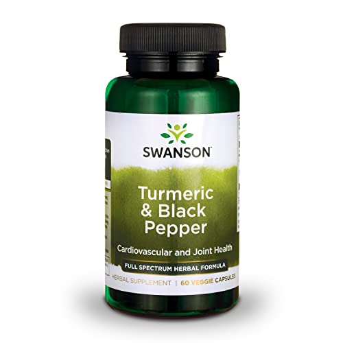 Foto 1 | Suplemento Swanson De Cúrcuma Y Pimienta Negra, 60 Cápsulas Vegetarianas - Venta Internacional.