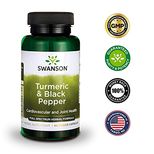 Foto 7 | Suplemento Swanson De Cúrcuma Y Pimienta Negra, 60 Cápsulas Vegetarianas - Venta Internacional.