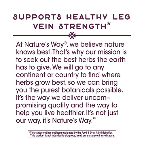 Foto 3 pulgar | Suplemento Nature's Way Leg Veins Support 60 Cápsulas Vegetarianas - Venta Internacional.