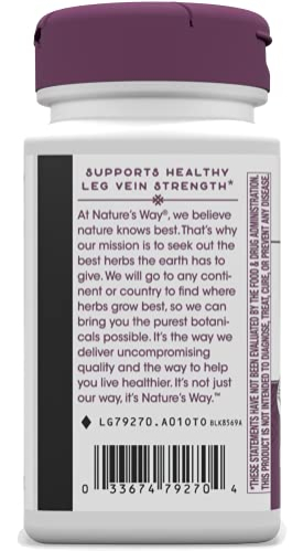 Foto 8 pulgar | Suplemento Nature's Way Leg Veins Support 60 Cápsulas Vegetarianas - Venta Internacional.