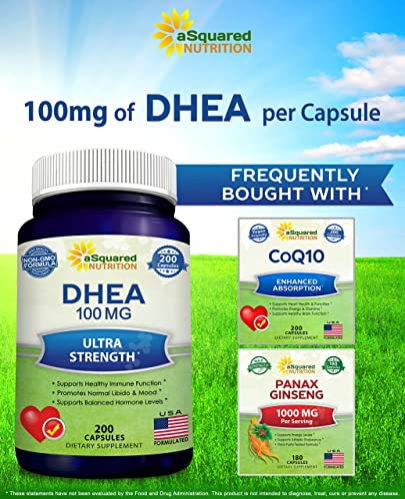 Foto 8 pulgar | Suplemento De Dhea Asquared Nutrition 100 Mg Max Strength 200 Ca - Venta Internacional.
