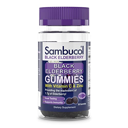 Foto 2 pulgar | Complemente Las Gomitas De Saúco Sambucol Con Vitamina C Y Zinc 30 - Venta Internacional.