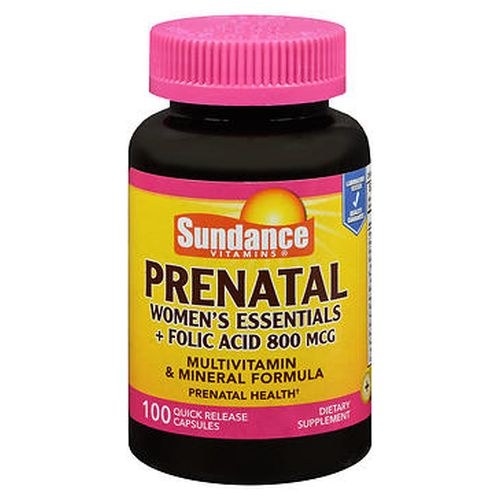 Suplemento Sundance Prenatal, Cápsulas De Liberación Rápida, 100 Cápsulas - Venta Internacional.