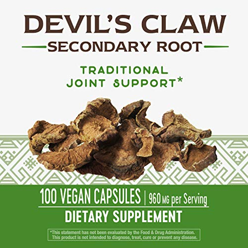 Foto 4 pulgar | Suplemento Nature's Way Devil's Claw Root 100 Cápsulas - Venta Internacional.