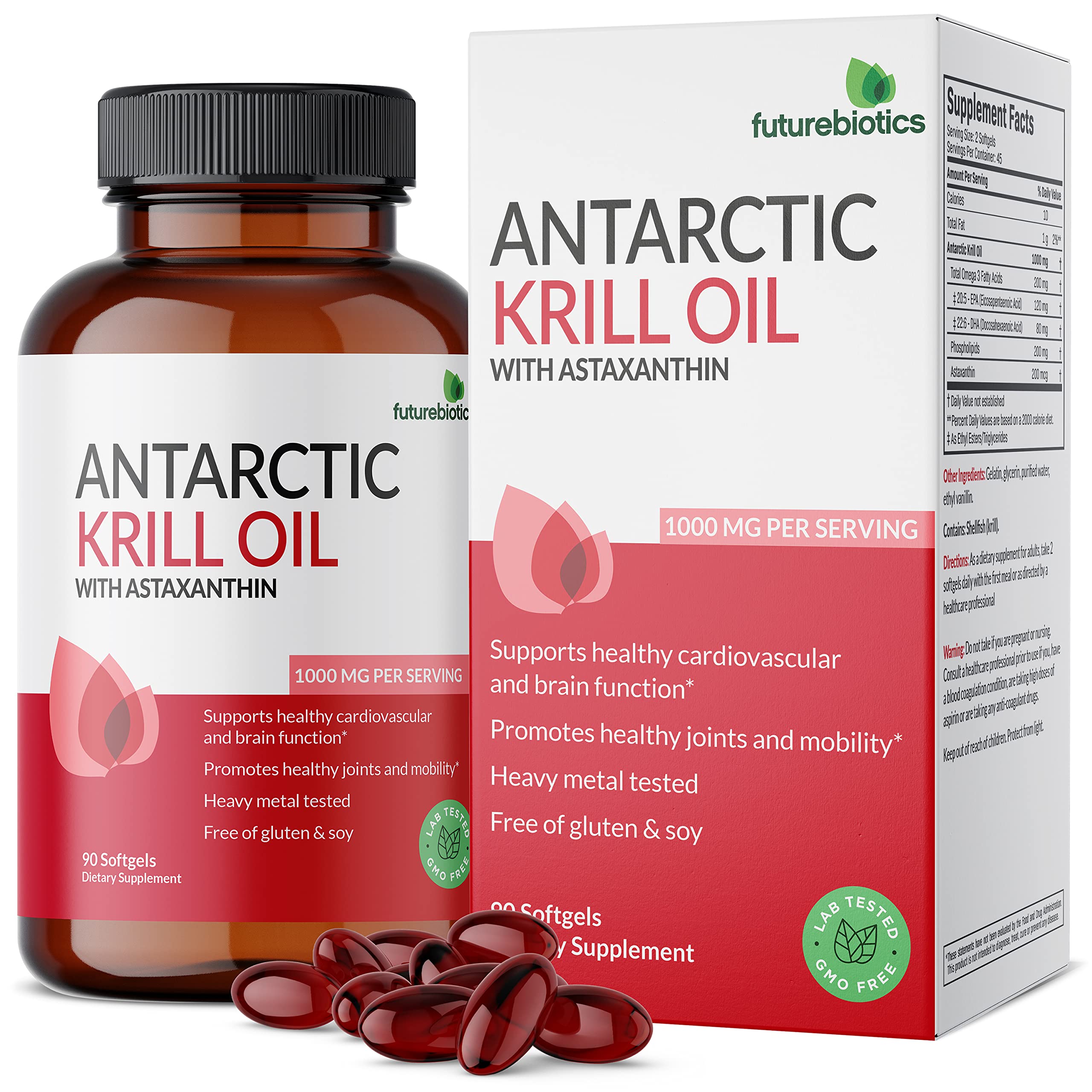 Foto 2 pulgar | Aceite De Krill Futurebiotics 1000 Mg De Omega-3 Epa Con Astaxantina - Venta Internacional.