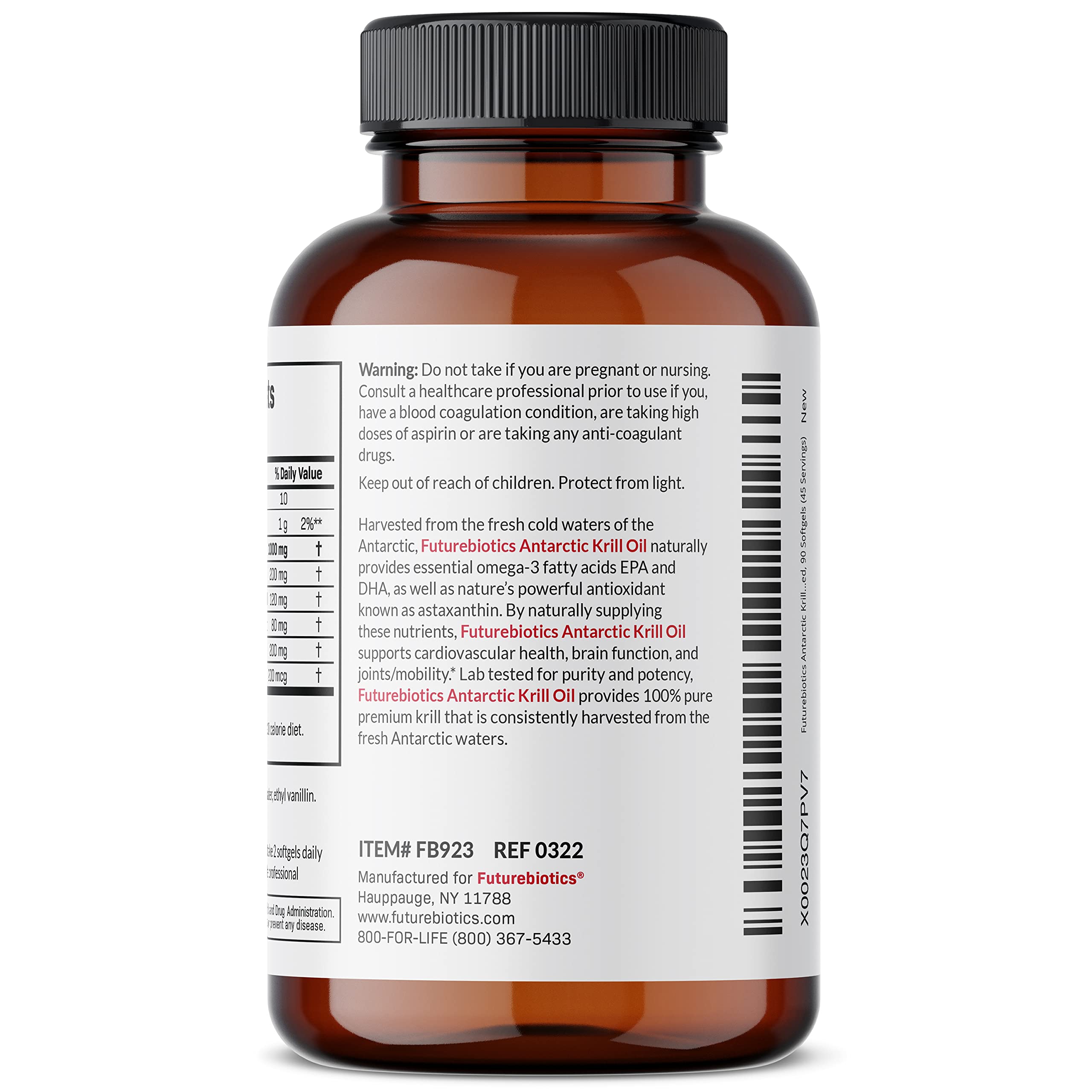 Foto 7 pulgar | Aceite De Krill Futurebiotics 1000 Mg De Omega-3 Epa Con Astaxantina - Venta Internacional.