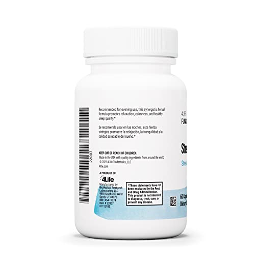 Foto 5 pulgar | Suplemento 4life Stress Formula Con Raíz De Valeriana, 60 Cápsulas - Venta Internacional.