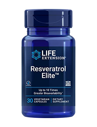 Suplemento Life Extension Resveratrol Elite 60 Cápsulas - Venta Internacional.
