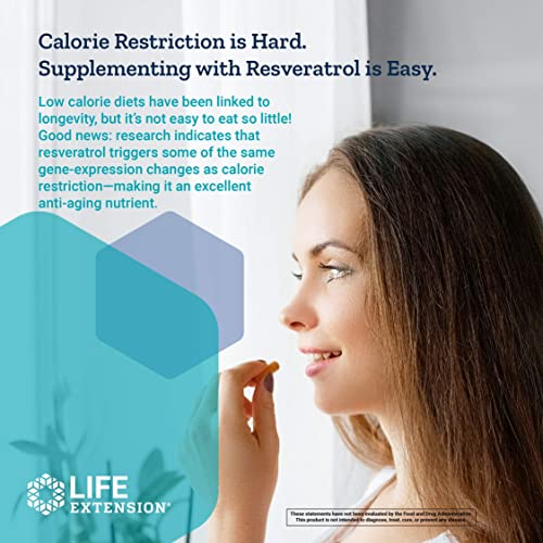 Foto 6 | Suplemento Life Extension Resveratrol Elite 60 Cápsulas - Venta Internacional.
