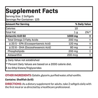 Foto 7 | Suplemento De Aceite De Krill Antártico De Futurebiotics, 1000 Mg, 250 G - Venta Internacional.