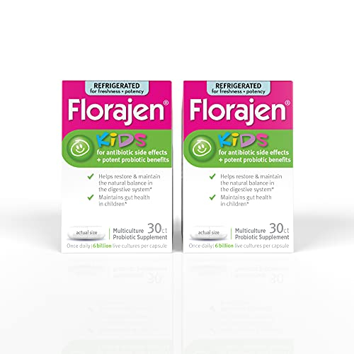 Foto 1 | Suplemento Probiótico Florajen Kids 6 Mil Millones De Cfu 60 Cápsulas - Venta Internacional.