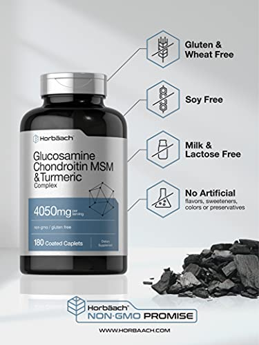 Foto 5 pulgar | Suplemento Horbach, Glucosamina Y Condroitina, 450 Mg, 180 Cápsulas - Venta Internacional.