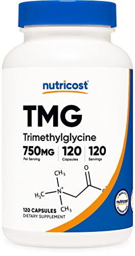 Foto 2 pulgar | Suplemento Nutricost Tmg 750 Mg 120 Cápsulas - Venta Internacional.
