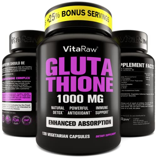 Foto 1 | Suplemento Vitaraw Winner Organic 1000 Mg De Glutatión 120 Cápsulas - Venta Internacional.