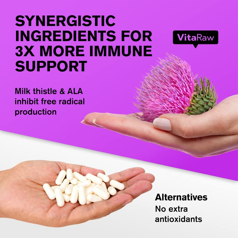 Foto 4 | Suplemento Vitaraw Winner Organic 1000 Mg De Glutatión 120 Cápsulas - Venta Internacional.