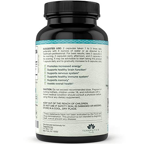 Foto 7 pulgar | Suplemento Teraputics Premium Klamath Blue Green Algae 500 Mg - Venta Internacional.