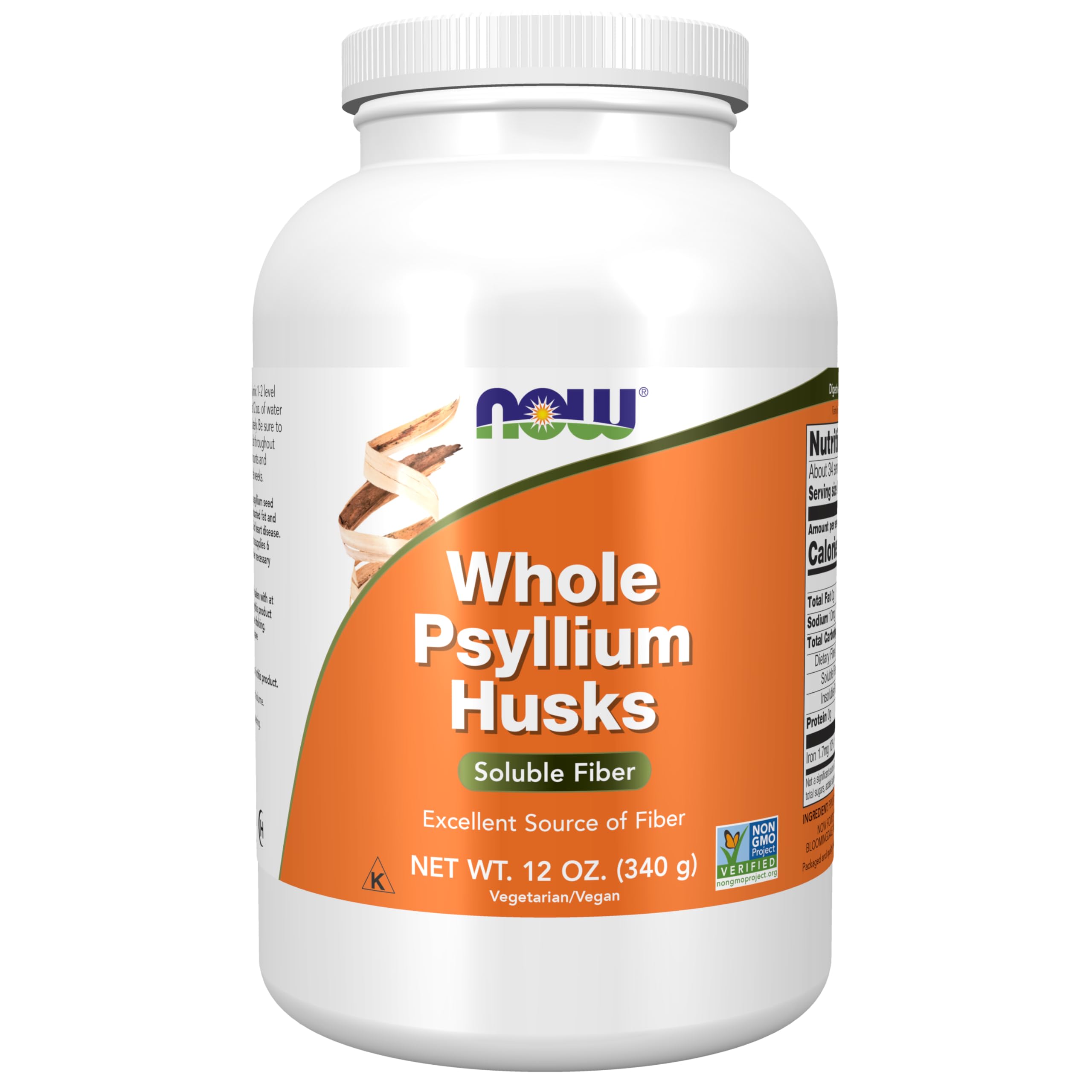 Cáscaras De Psilio Enteras Supplement Now, Gránulo, 355 Ml, Sin Ogm - Venta Internacional.