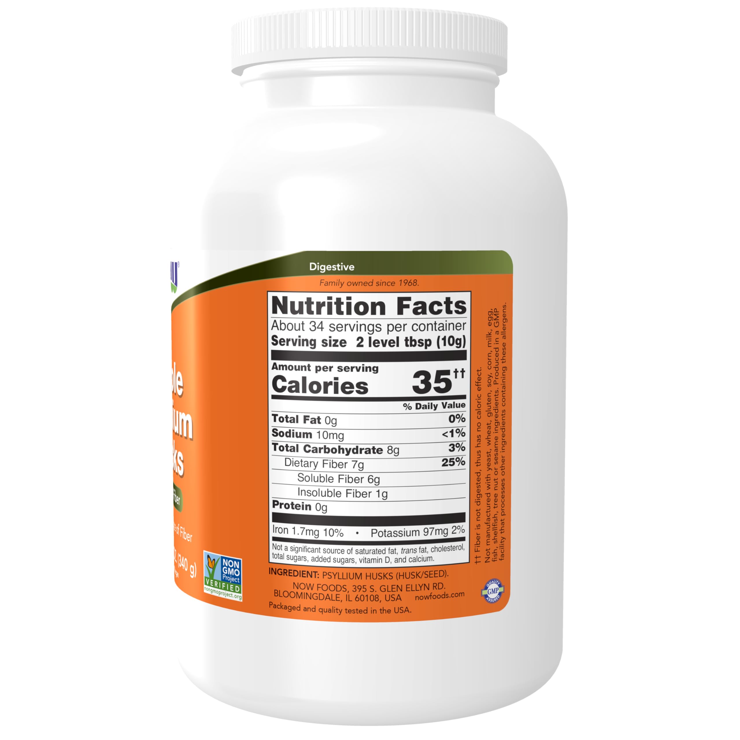 Foto 3 pulgar | Cáscaras De Psilio Enteras Supplement Now, Gránulo, 355 Ml, Sin Ogm - Venta Internacional.