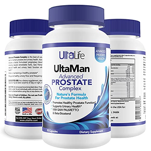 Suplemento Prostático Ultalife Advanced Saw Palmetto 90 Cápsulas - Venta Internacional.