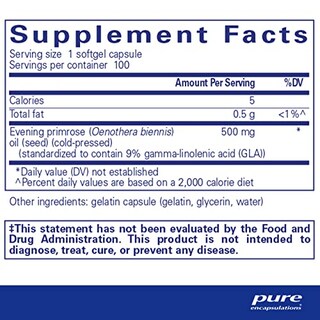 Foto 2 | Suplemento De Aceite De Onagra Pure Encapsulations E.p.o. 1 - Venta Internacional.