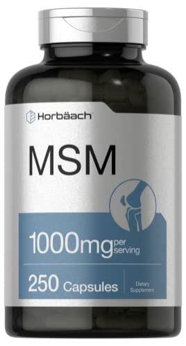 Foto 2 pulgar | Cápsulas De Suplemento Horbaach Msm 1000 Mg 250 Unidades - Venta Internacional.