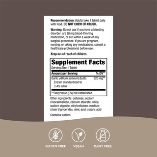 Foto 4 | Suplemento Nature's Way Garlinase 5000 Para La Salud Del Corazón 100 - Venta Internacional.