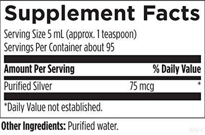 Foto 3 | Diseños De Suplementos Para La Salud Liquid Silver Silvercillin 473 - Venta Internacional.