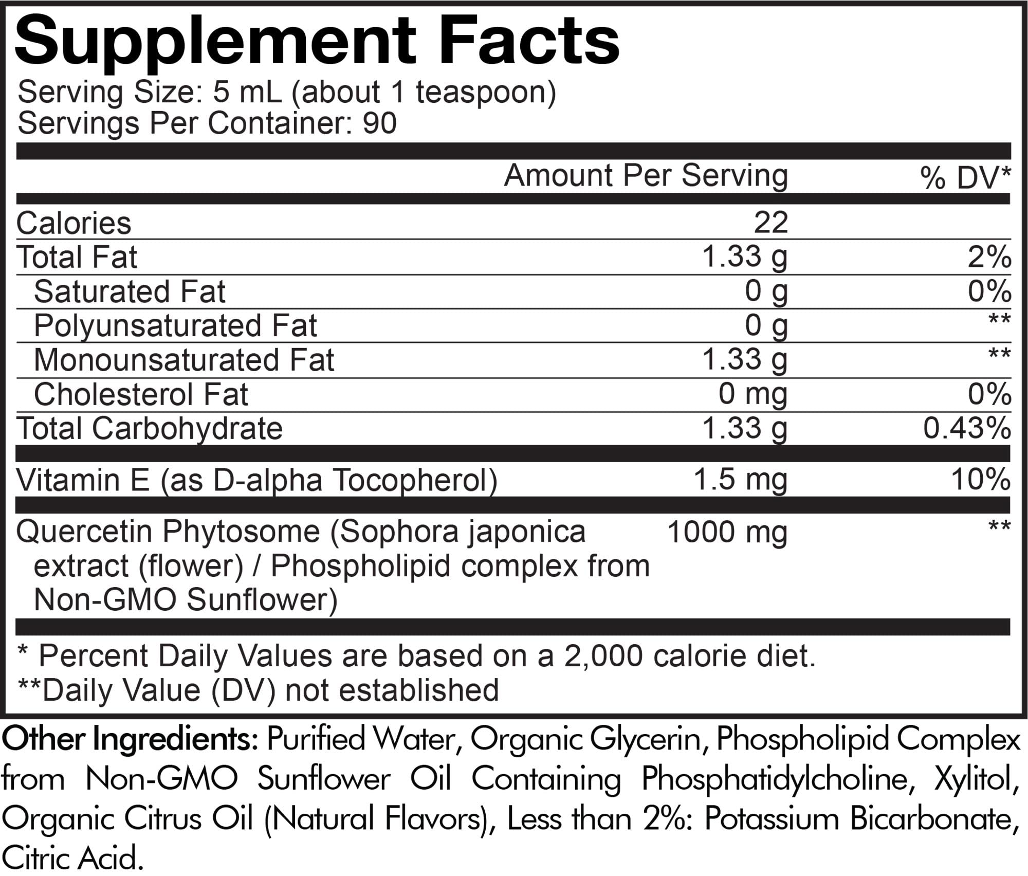 Foto 3 pulgar | Suplemento Codeage Liquid Quercetin Phytosome 100 Ml - Venta Internacional.