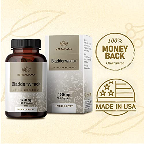 Foto 8 pulgar | Suplemento Herbamama Bladderwrack En Cápsulas 1200 Mg 100 Cápsulas - Venta Internacional.