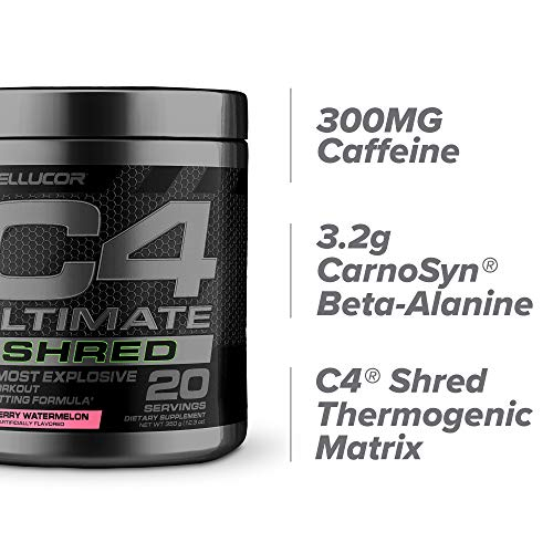 Foto 4 pulgar | Suplemento Cellucor C4 Ultimate Shred Para Antes Del Entrenamiento, 360 G - Venta Internacional.