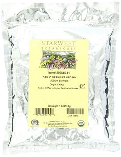 Foto 1 | Gránulos De Ajo Starwest Botanicals Organic 454 G - Venta Internacional.