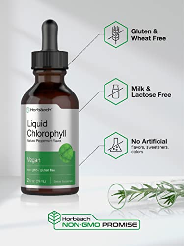 Foto 4 | Suplemento De Clorofila Líquida Horbaach, 60 Ml, Vegano, Sin Ogm - Venta Internacional.