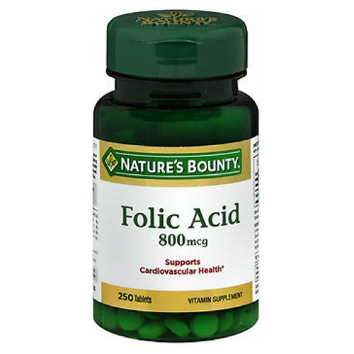 Foto 1 | Suplemento De Ácido Fólico Nature's Bounty, 250 Tabletas (paquete De 6) - Venta Internacional.