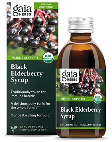 Foto 2 pulgar | Suplemento Gaia Herbs Sirope De Saúco Negro 160 Ml - Venta Internacional.