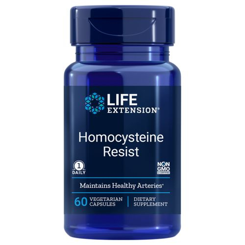 Foto 2 pulgar | Suplemento Life Extension Homocysteine Resist 60 Cápsulas - Venta Internacional.