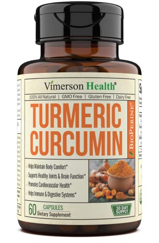 Foto 2 pulgar | Suplemento De Cúrcuma Y Curcumina De Vimerson Health 1200 Mg Con Biope - Venta Internacional.