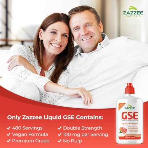 Foto 4 pulgar | Suplemento De Extracto De Semilla De Pomelo De Zazzee, 120 Ml, 2 Veces Más Potente - Venta Internacional.
