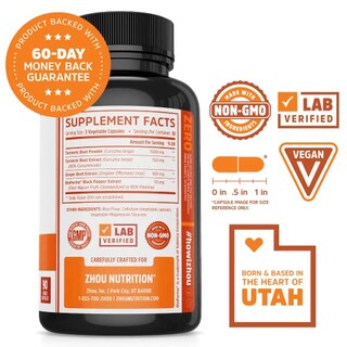 Foto 2 | Suplemento Zhou: Cúrcuma, Curcumina Y Jengibre, 1800 Mg, 90 Cápsulas - Venta Internacional.